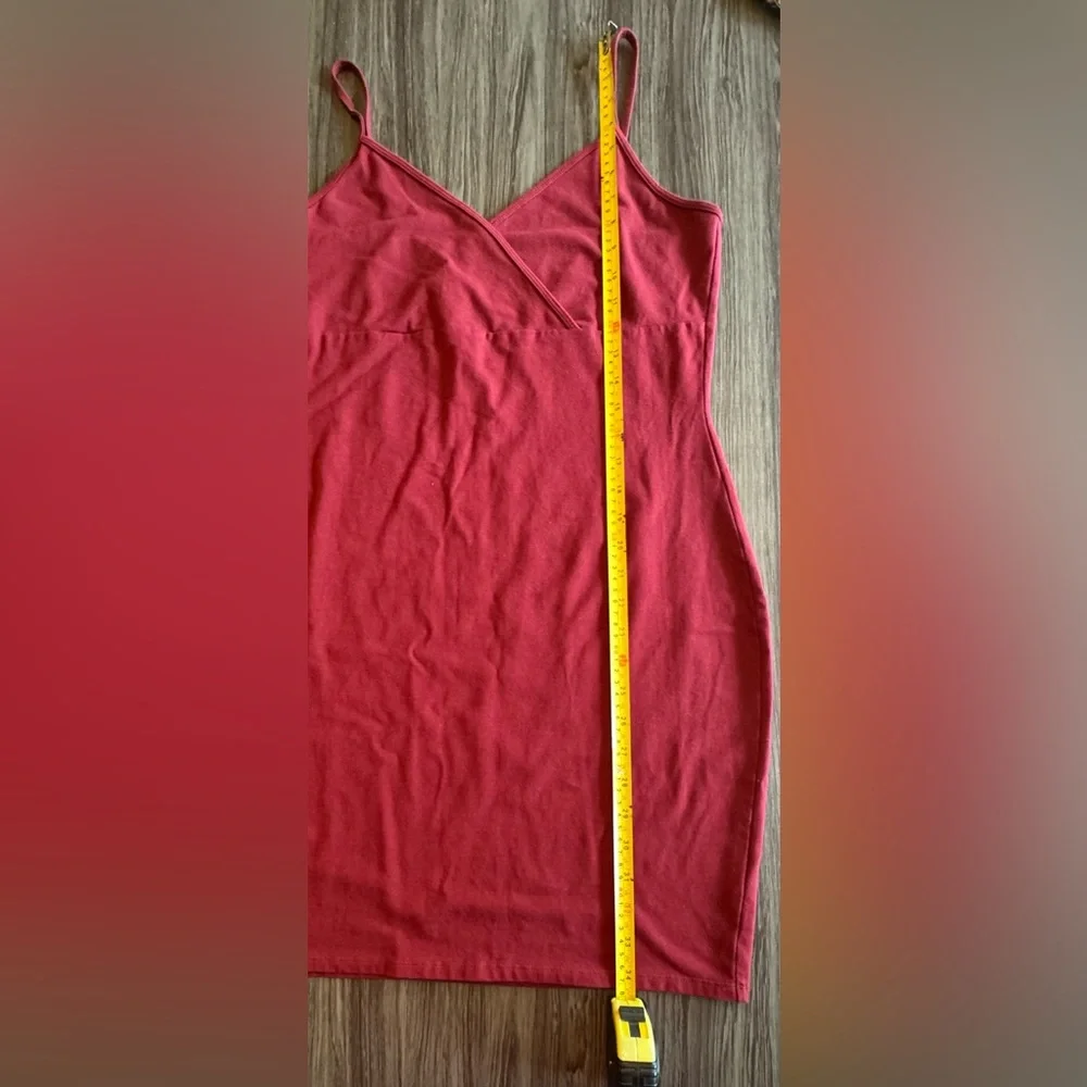 Wild Fable Rich Cranberry Color Dress - Picture 6 of 7